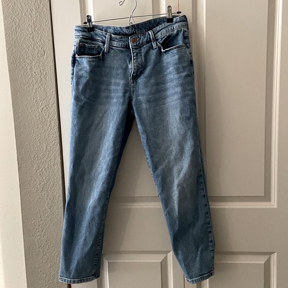 ANA mid-rise boyfriend jeans.